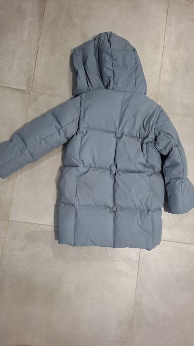 Geaca lungă ZARA 140  impermeabila cu puf de gasca