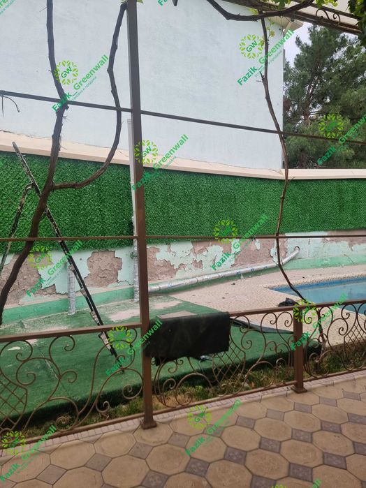 Yashil zabor | Green Wall | Dekorativ sun’iy  setka (3 yil kafolat)