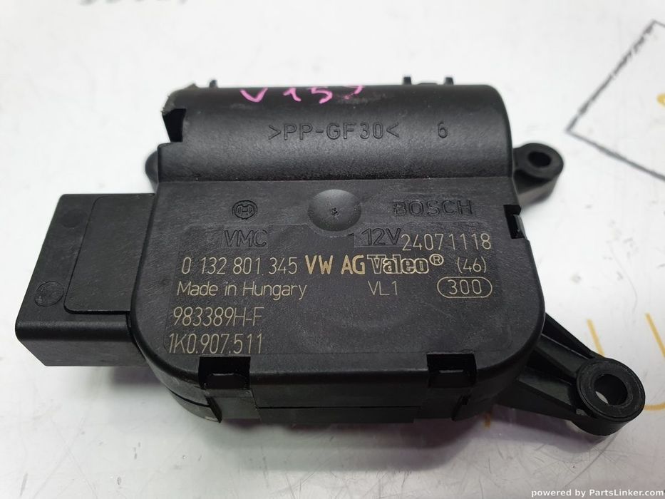 Motoras clapeta aeroterma v159 VOLKSWAGEN PASSAT (362) [ 2010 - 2014 ] TDI (CFFB) 103KW|140HP OEM 1K0907511 / 1K0 907 511