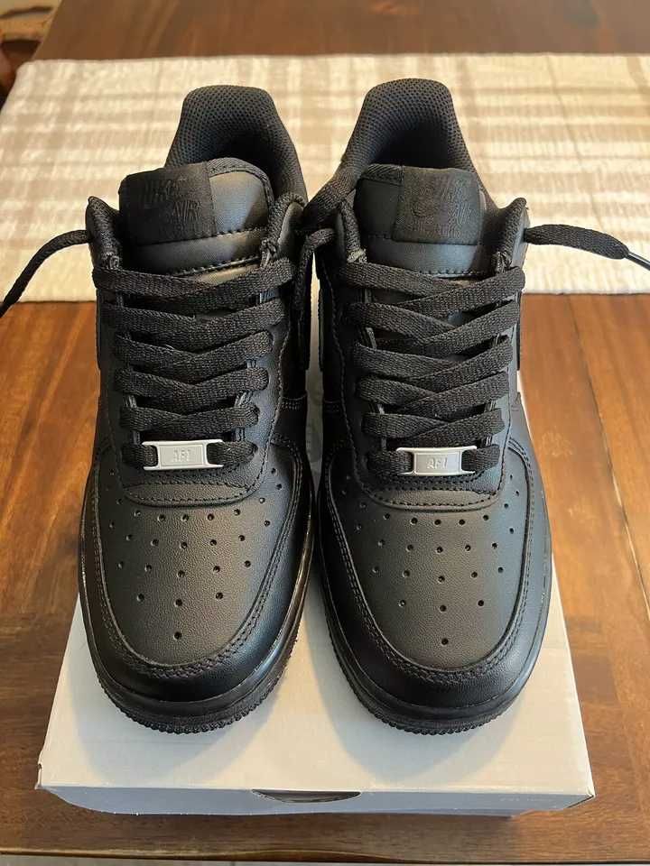 Nike Air Force 1 Triple BLACK 36,37,38,39,40,41,42,43,44,45,46,46,47
