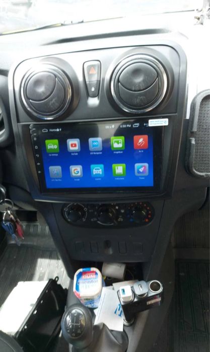 Navigatie Android Dacia Logan WiFi internet Waze YouTube