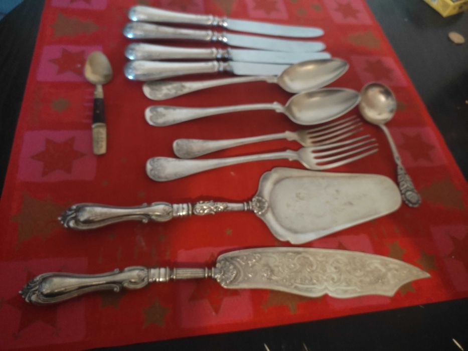 Tacâmuri argint vechi