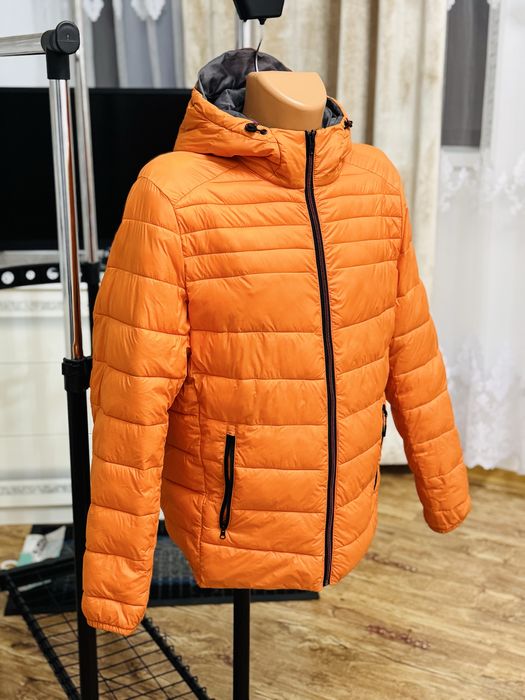 Geacă de barbați portocalie TOMMY HILFIGER
