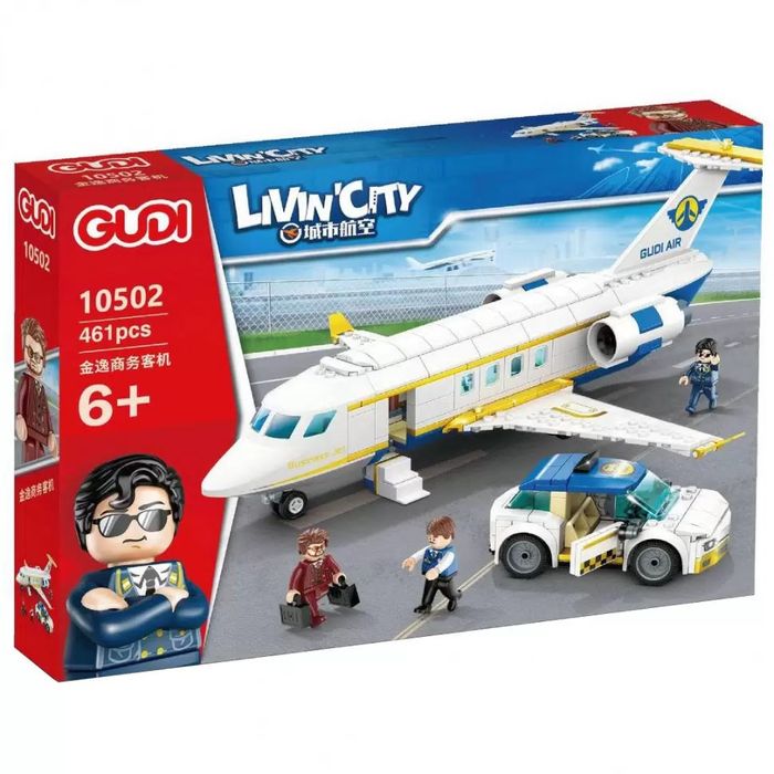 Конструктор Самолет Business Jet 461 деталей