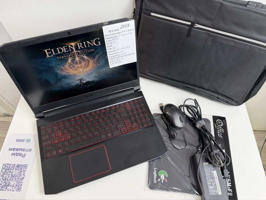 12 лет на рынке! Игравой ноутбук Nitro 5 с Гарантии! Core i5/RTX 3050