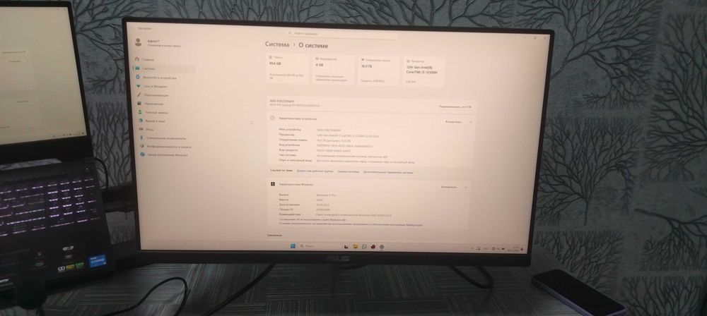 Продаю комплект ноутбук+монитор+кронштейн ASUS TUF Gaming F15