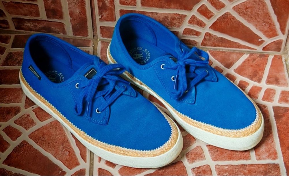 Scotch & Soda Izomi, piele naturala suede 41, noi