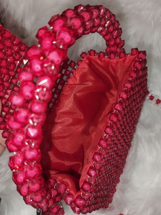 Сумка из бусин ручной работы