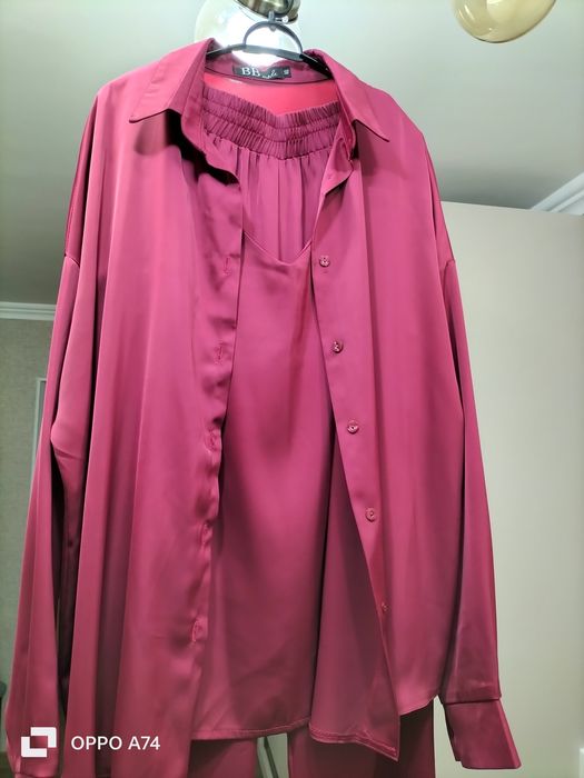 Тройка шелковая новая