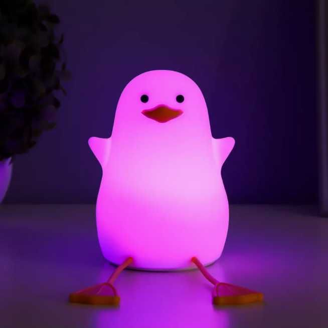 Светильник Ночник "Уточка" LED из Силикона - Милые Штучки для Уюта
