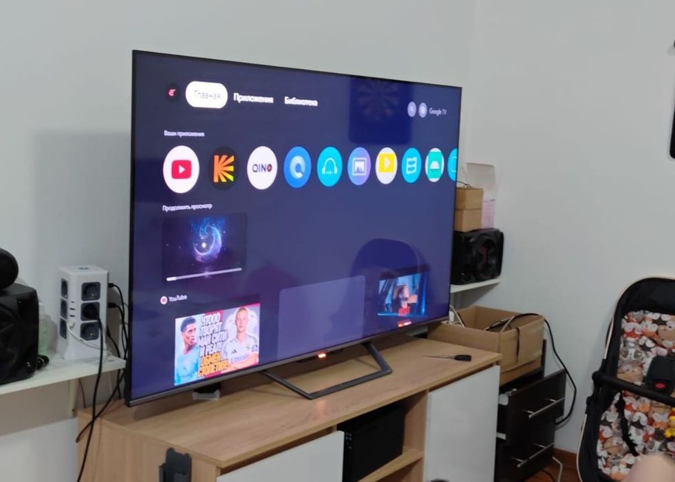 Смарт телевизор Yasin 165 см smart tv WiFi YouTube
