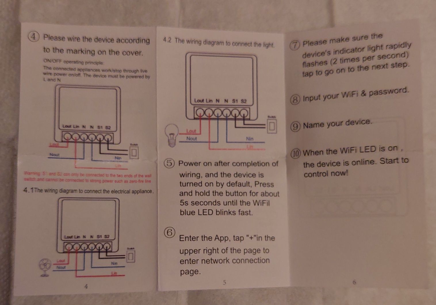 Tuya Wifi Mini Smart Switch 16A 2-пътни DIY превключватели