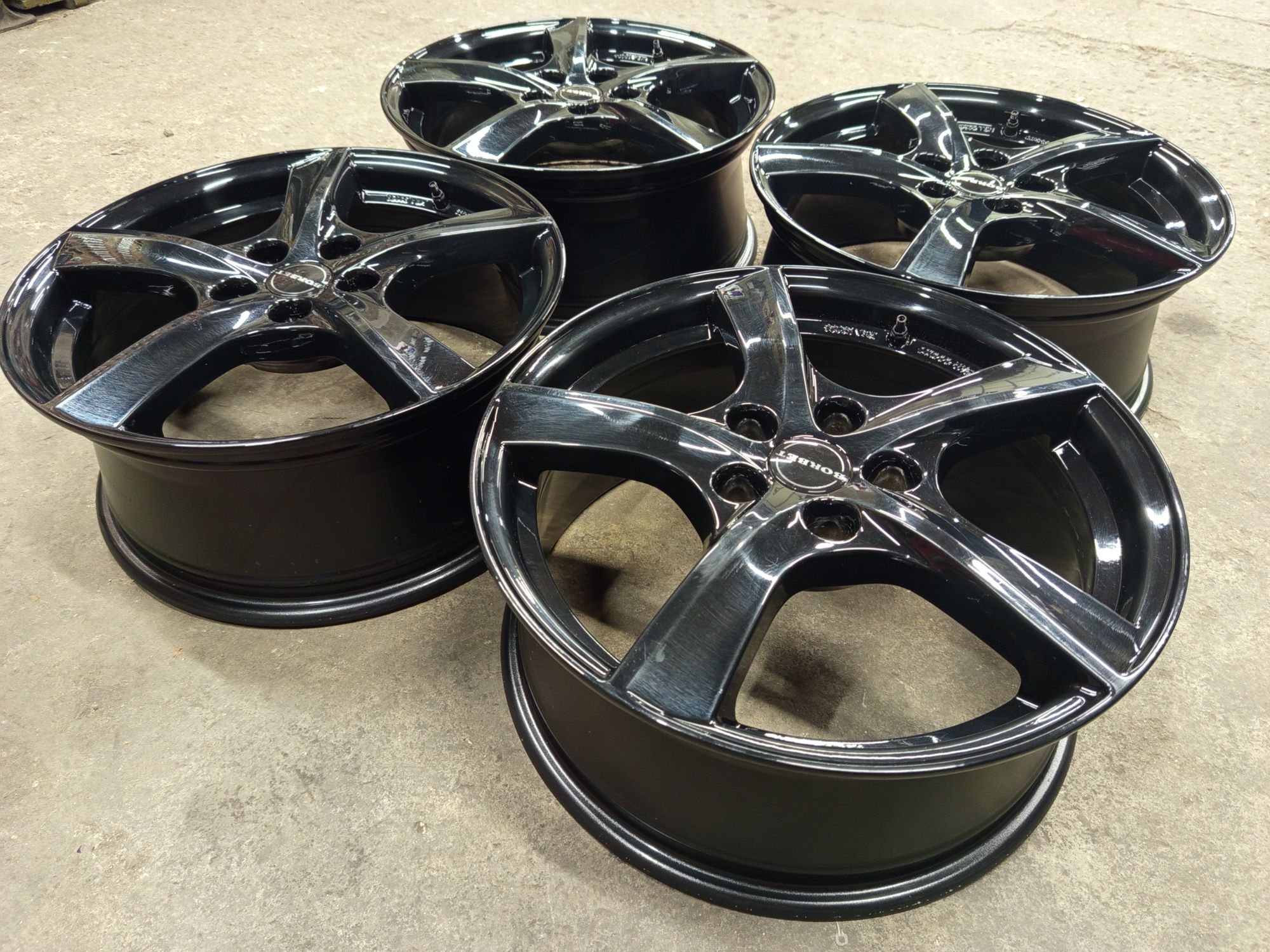 17" VW Skoda Audi Seat 5x112 Borbet Black