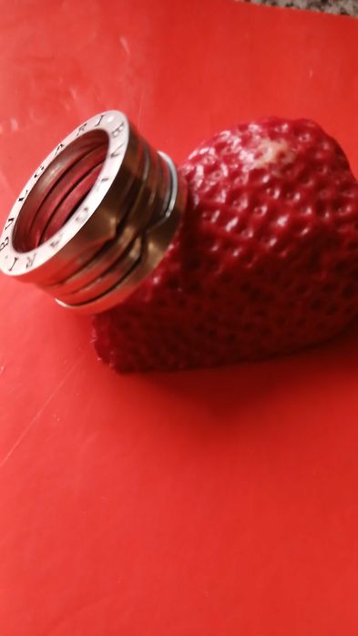 Inel masiv argint Bvulgari