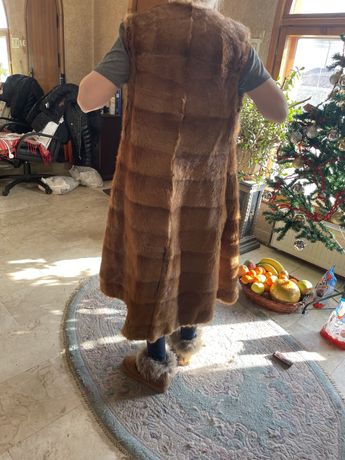 Vesta de blana de marmota