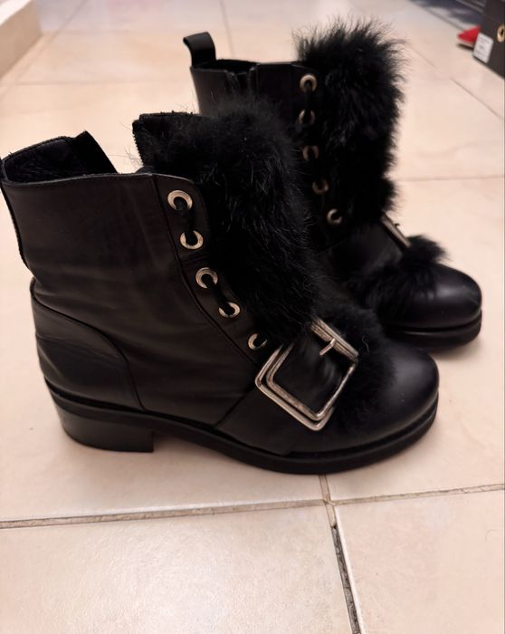 Ghete piele naturala