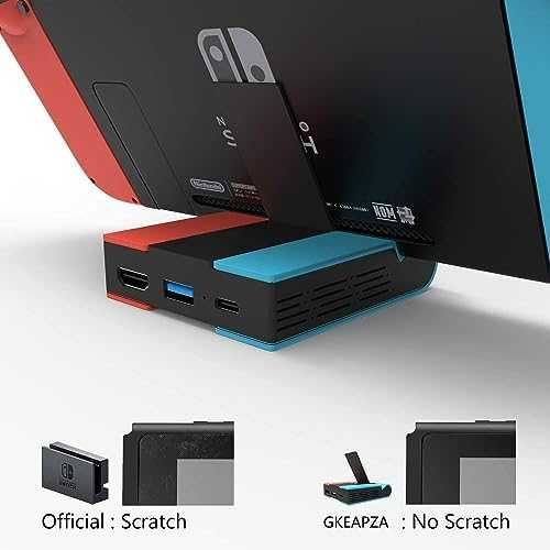 Нова Портативна мини станция за Nintendo Switch игри геймър Нинтендо