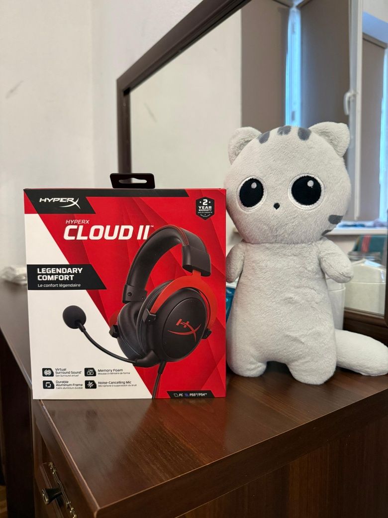 HyperX cloud 2 наушники с микрофоном, игровая гарнитура