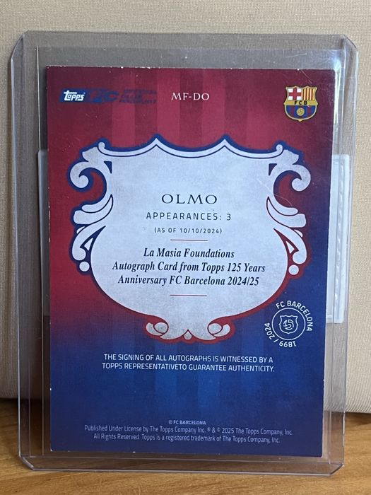 Topps номерирани карти с автограф