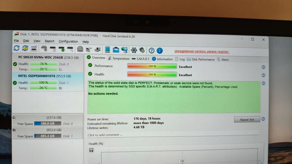 SSD Intel 660p series 1Tb