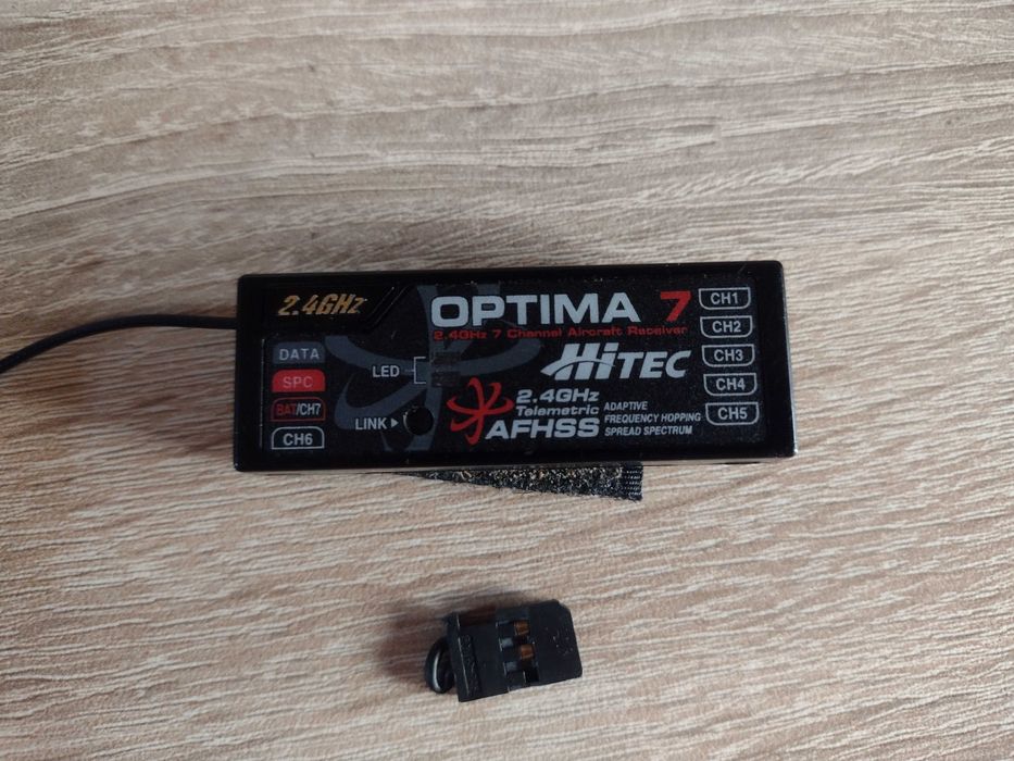 Hitec Optima 7 RC receiver и зарядно