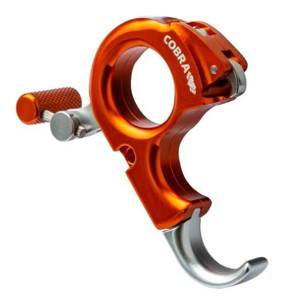 Release arc compound Cobra Harvester - thumb release & wrist lanyard