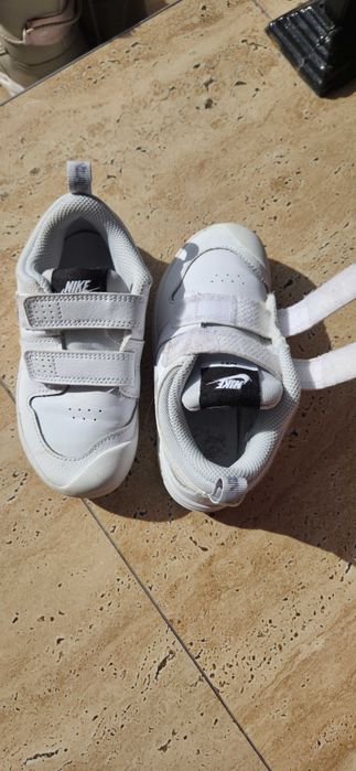 Pantofi din piele cu velcro Pico 5, Alb, 26 EU