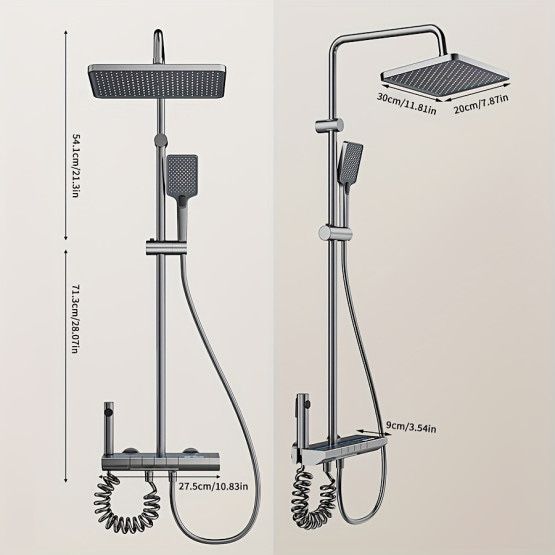Душ система с дигитален дисплей LED