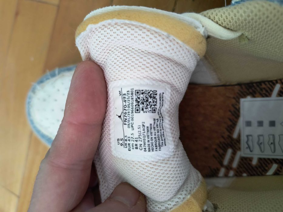 Vand Nike Air Jordan 1 Low SE  Sashiko Denim