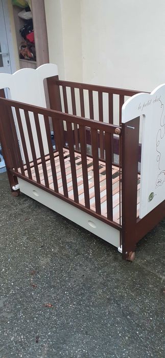 Pătuț bebe din lemn