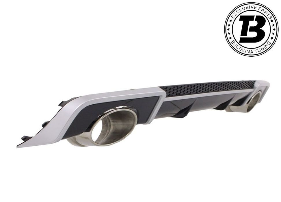 Difuzor Bara Spate cu Ornamente compatibil cu Audi A3 8V RS3 Design