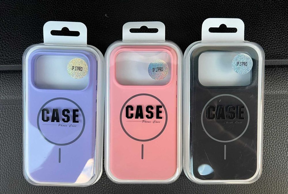 Huse MagSafe din silicon iPhone 17, 17 Air, 17 Pro, 17 Pro Max