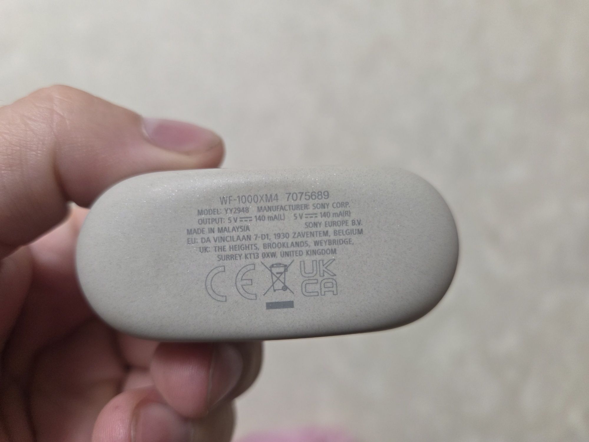 Sony wf1000xm4 наушники