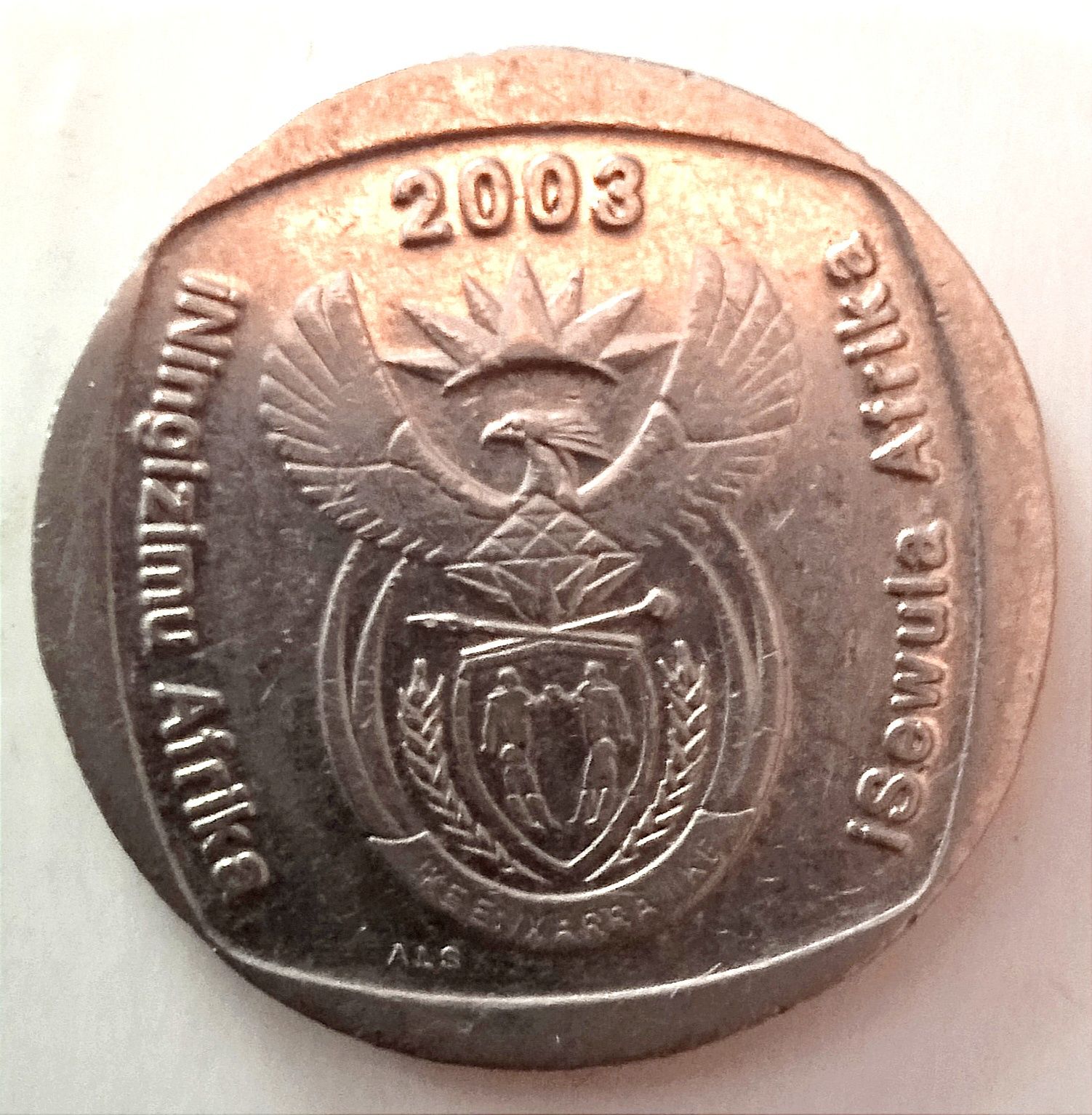 Монета ЮАР 2003. 2 Rand