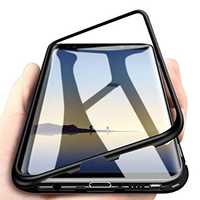 Husa Samsung Galaxy S7 Edge Magnetica 360 grade Black+folie protectie