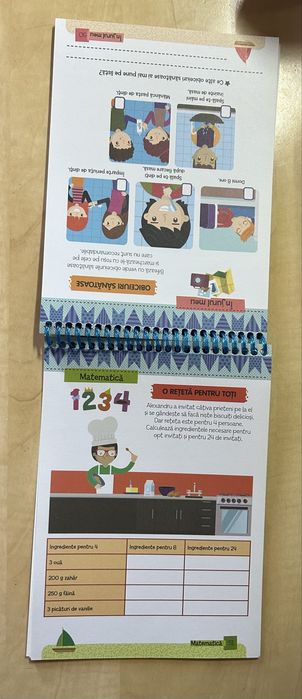 Caiet cu jocuri română și engleză, 8-9 ani