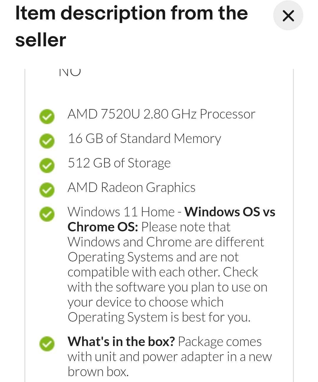 Acer Aspire 3 16 gb Тъч ,AMD Ryzen 5 7520U 16GB RAM 512GB SSD W11
