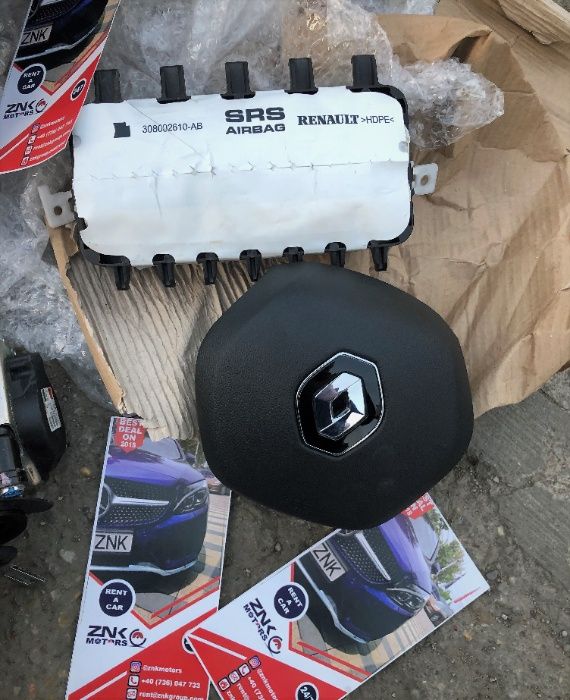 Renault Peugeot Citroen kit airbag volan pasager plansa bord cortina