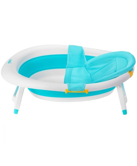 Cadita pliabila U-Grow UFB114-B, cu reductor detasabil, Albastru