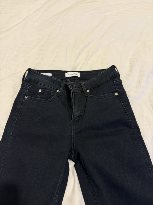 Blugi skinny talie medie Calvin Klein