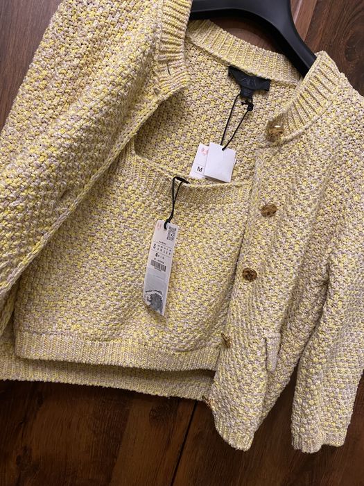 Zara жилетка + топ с етикети