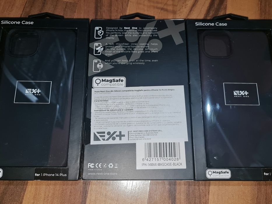 Husa silicon originala Next One Silicone Case Magsafe iPhone 14 Plus