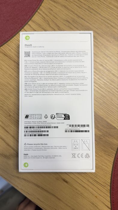 Vand IPhone 16 256 GB