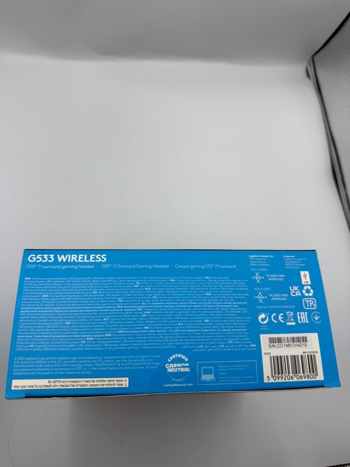 Casti Logitech G533 Wireless