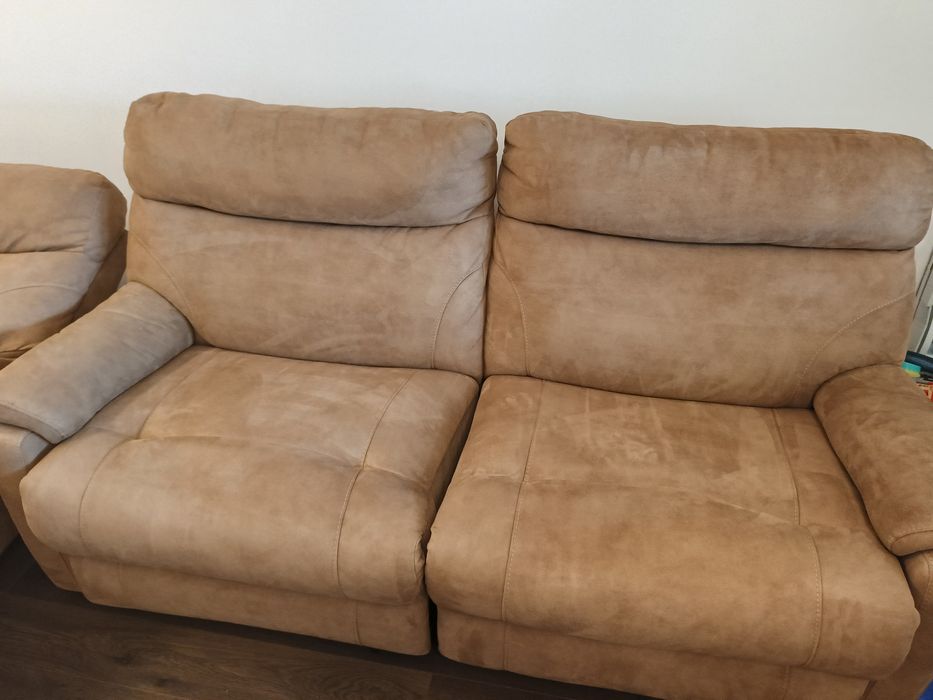 Canapea și 2 fotolii recliner domnel