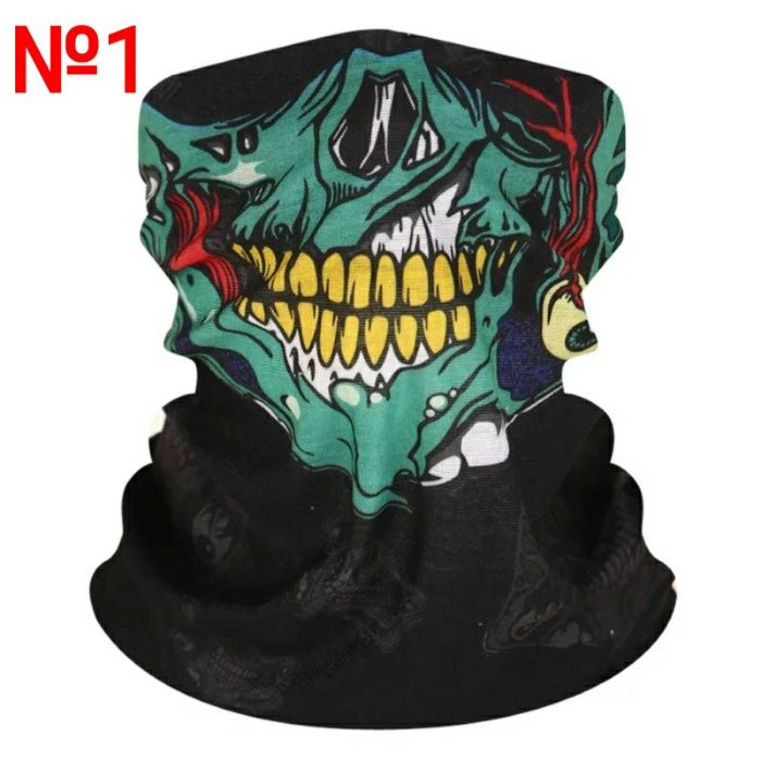 Зимни Маски с лице - череп, бандана, зимна маска, зимен шал, маска