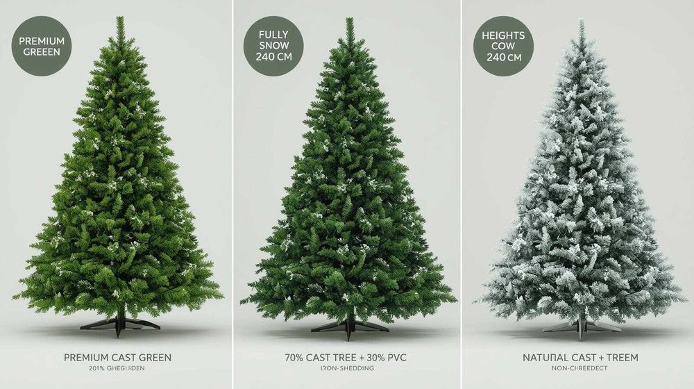 Премиальные новогодние ёлки — в наличии в Астане.