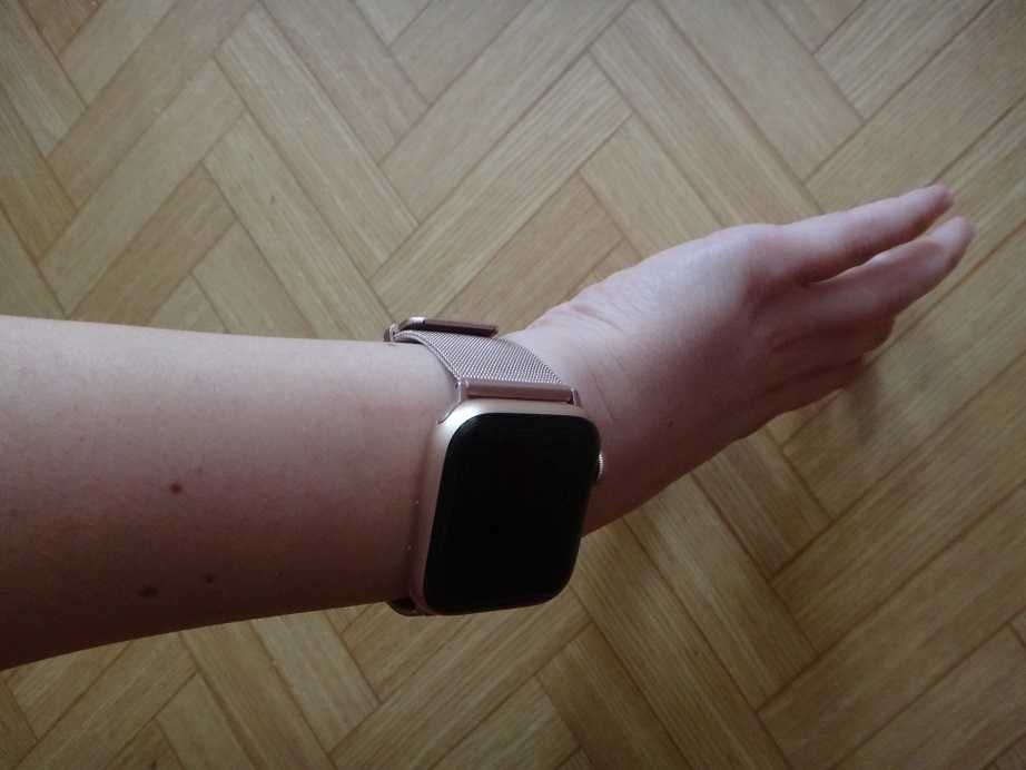 Каишка за часовник Apple iWatch тип Milanese Loop - 40mm Rose Gold