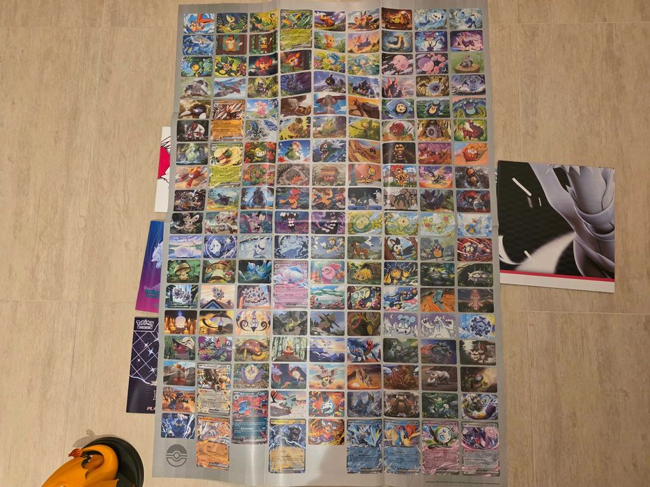 Pokemon Binder + Stickers + Booklets + Posters + Figure
