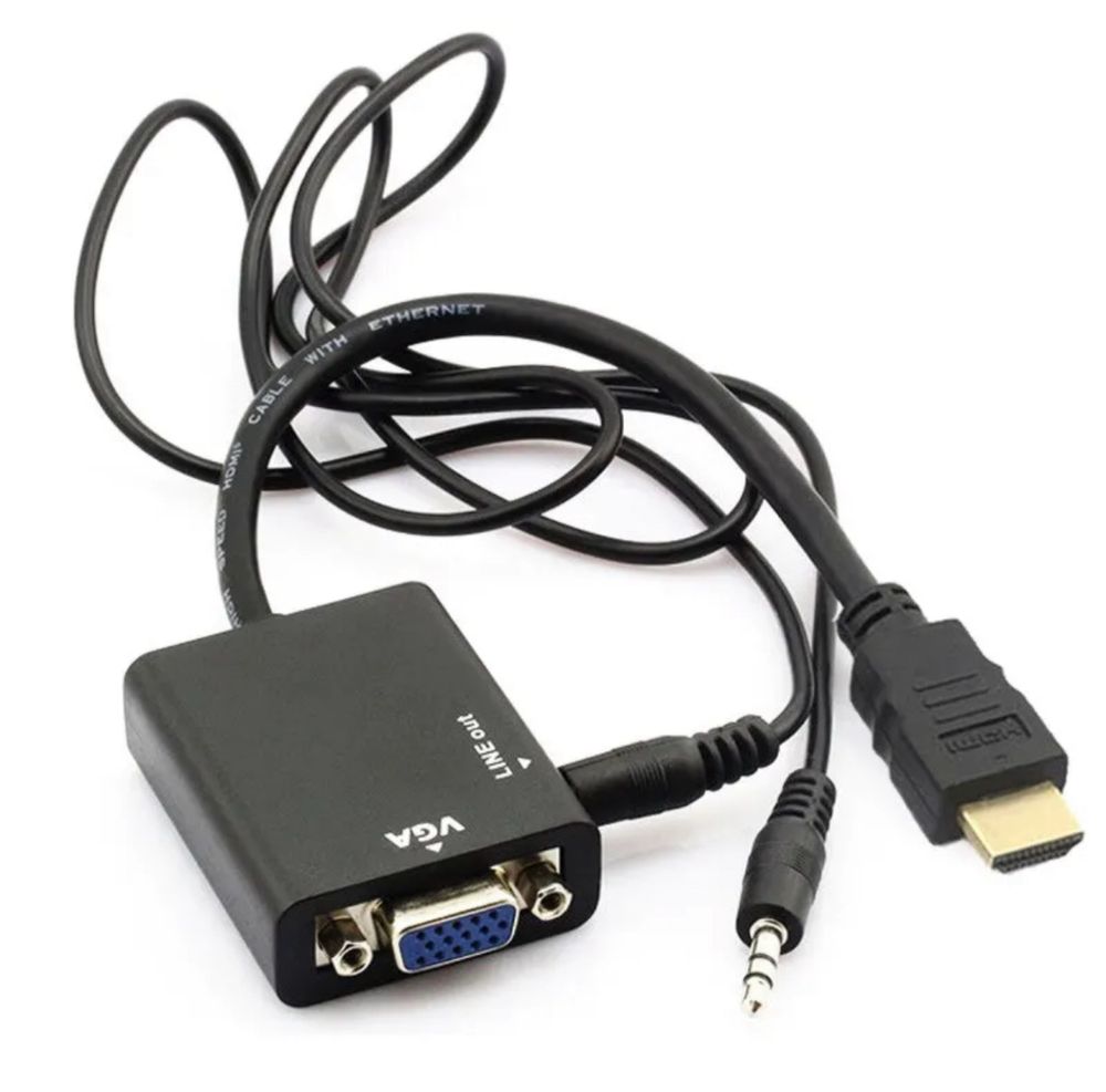 Adaptor hdmi to vga cu iesire audio